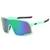 AUGEN By Visions India Sports Mirrored Wraparound Sunglasses for Cycling Cricket Riding Trekking Full Coverage UV 400 Protection Abstract Unisex Sunglass Large (C3, 155)