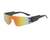 AUGEN By Visions India Y2K Rimless Futuristic Wrap Around Sunglasses, Trendy Cyberpunk Visor Sunglasses Monoblock Cyclops Shades UV 400 Protection Abstract Unisex Sunglasses Medium (C4, 156)