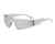 AUGEN By Visions India Y2K Rimless Futuristic Wrap Around Sunglasses, Trendy Cyberpunk Visor Sunglasses Monoblock Cyclops Shades UV 400 Protection Abstract Unisex Sunglass Medium (C6, 156)