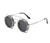 AUGEN By Visions India Retro Vintage Round Abstract Unisex Sunglasses UV400 Protected Medium Size (C2, 160)