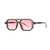 AUGEN By Visions India Retro Vintage Square Abstract Unisex Sunglasses UV400 Protected Medium Size (C5, 163)