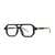 AUGEN By Visions India Retro Vintage Square Abstract Unisex Sunglasses UV400 Protected Medium Size (C6, 163)