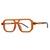 AUGEN By Visions India Retro Vintage Square Abstract Unisex Sunglasses UV400 Protected Medium Size (C8, 163)