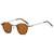 AUGEN By Visions India Retro Vintage Square Abstract Unisex Sunglasses UV400 Protected Small Size (C3, 167)
