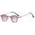 AUGEN By Visions India Retro Vintage Square Abstract Unisex Sunglasses UV400 Protected Small Size (C8, 167)