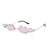AUGEN By Visions India Retro Vintage Fire Design Rimless Flame Abstract Unisex Sunglasses UV400 Protected Medium Size (C17, 168)