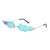 AUGEN By Visions India Retro Vintage Fire Design Rimless Flame Abstract Unisex Sunglasses UV400 Protected Medium Size (C19, 168)