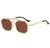 AUGEN By Visions India Retro Vintage Round Metal Abstract Unisex Sunglasses UV400 Protected Medium Size (C3, 170)