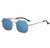 AUGEN By Visions India Retro Vintage Round Metal Abstract Unisex Sunglasses UV400 Protected Medium Size (C9, 170)