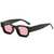 AUGEN By Visions India Retro Vintage Round Thick Abstract Unisex Sunglasses UV400 Protected Medium Size (C11, 173)