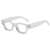 AUGEN By Visions India Retro Vintage Round Thick Abstract Unisex Sunglasses UV400 Protected Medium Size (C14, 173)