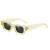 AUGEN By Visions India Retro Vintage Round Thick Abstract Unisex Sunglasses UV400 Protected Medium Size (C4, 173)
