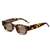 AUGEN By Visions India Retro Vintage Round Thick Abstract Unisex Sunglasses UV400 Protected Medium Size (C5, 173)