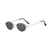 AUGEN By Visions India Retro Vintage Sleek Oval Metal Abstract Unisex Sunglasses UV400 Protected Medium Size (C3, 175)
