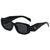 AUGEN By Visions India Retro Vintage Oval Plastic Abstract Unisex Sunglasses UV400 Protected Medium Size (C1, 176)