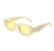 AUGEN By Visions India Retro Vintage Oval Plastic Abstract Unisex Sunglasses UV400 Protected Medium Size (C6, 176)