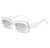 AUGEN By Visions India Retro Vintage Sleek Oval Metal Abstract Unisex Sunglasses UV400 Protected Medium Size (C11, 177)