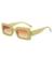 AUGEN By Visions India Retro Vintage Sleek Oval Metal Abstract Unisex Sunglasses UV400 Protected Medium Size (C3, 177)
