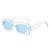 AUGEN By Visions India Retro Vintage Sleek Oval Metal Abstract Unisex Sunglasses UV400 Protected Medium Size (C8, 177)