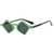 AUGEN Modern Hexagonal Plastic Unisex Sunglasses UV 400 Protected Small Size (178-C5)