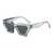 AUGEN Modern Cat Eye Plastic Unisex Sunglasses UV 400 Protected Medium Size (179-C1)