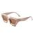 AUGEN Modern Cat Eye Plastic Unisex Sunglasses UV 400 Protected Medium Size (179-C3)
