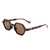 AUGEN Modern Hexagonal Plastic Unisex Sunglasses UV 400 Protected Small Size (180-C2)