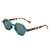 AUGEN Modern Hexagonal Plastic Unisex Sunglasses UV 400 Protected Small Size (180-C3)
