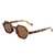 AUGEN Modern Hexagonal Plastic Unisex Sunglasses UV 400 Protected Small Size (180-C5)