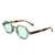 AUGEN Modern Hexagonal Plastic Unisex Sunglasses UV 400 Protected Small Size (180-C7)