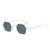 AUGEN Modern Hexagonal Plastic Unisex Sunglasses UV 400 Protected Small Size (180-C9)
