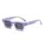 AUGEN Modern Square Plastic Unisex Sunglasses UV 400 Protected Medium Size (181-C4)