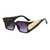 AUGEN Casual Butterfly Plastic Unisex Sunglasses UV 400 Protected Large Size (182-C4)