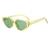 AUGEN Modern Cat Eye Plastic Unisex Sunglasses UV 400 Protected Large Size (183-C7)