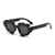 AUGEN Casual Oval Plastic Unisex Sunglasses UV 400 Protected Small Size (184-C1)