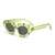 AUGEN Casual Oval Plastic Unisex Sunglasses UV 400 Protected Small Size (184-C6)