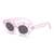 AUGEN Casual Oval Plastic Unisex Sunglasses UV 400 Protected Small Size (184-C7)