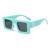 AUGEN Casual Rectangular Plastic Unisex Sunglasses UV 400 Protected Medium Size (185-C2)