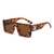 AUGEN Casual Rectangular Plastic Unisex Sunglasses UV 400 Protected Medium Size (185-C4)