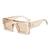 AUGEN Casual Rectangular Plastic Unisex Sunglasses UV 400 Protected Medium Size (185-C5)
