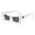 AUGEN Modern Butterfly Plastic Unisex Sunglasses UV 400 Protected Medium Size (186-C10)