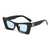 AUGEN Modern Butterfly Plastic Unisex Sunglasses UV 400 Protected Medium Size (186-C4)