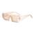 AUGEN Modern Rectangular Plastic Unisex Sunglasses UV 400 Protected Large Size (187-C7)