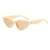 AUGEN Modern Cat Eye Plastic Women Sunglasses UV 400 Protected Medium Size (189-C3)