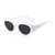 AUGEN Modern Oval Plastic Women Sunglasses UV 400 Protected Medium Size (191-C9)