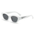 AUGEN Modern Oval Plastic Unisex Sunglasses UV 400 Protected Medium Size (193-C3)