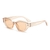 AUGEN Modern Oval Plastic Unisex Sunglasses UV 400 Protected Medium Size (193-C4)