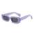AUGEN Casual Rectangular Plastic Unisex Sunglasses UV 400 Protected Medium Size (196-C2)