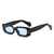 AUGEN Casual Rectangular Plastic Unisex Sunglasses UV 400 Protected Medium Size (196-C3)