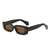 AUGEN Casual Rectangular Plastic Unisex Sunglasses UV 400 Protected Medium Size (196-C7)